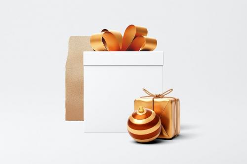 Gift Box Mockup