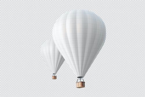 Hot Air Balloon Mockup