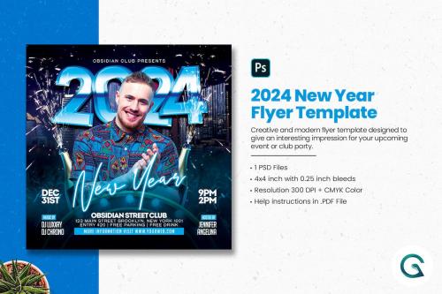 2024 New Year Flyer