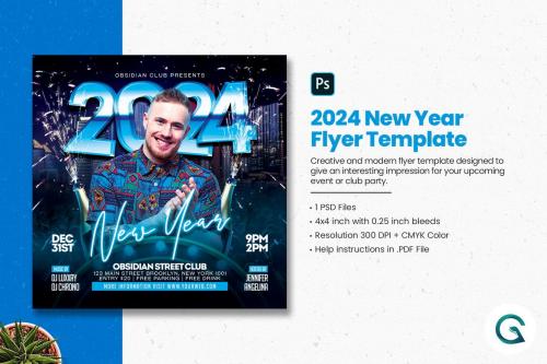 2024 New Year Flyer