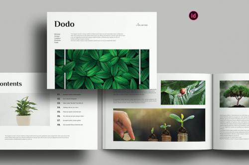 Natural Brochure Landscape Template