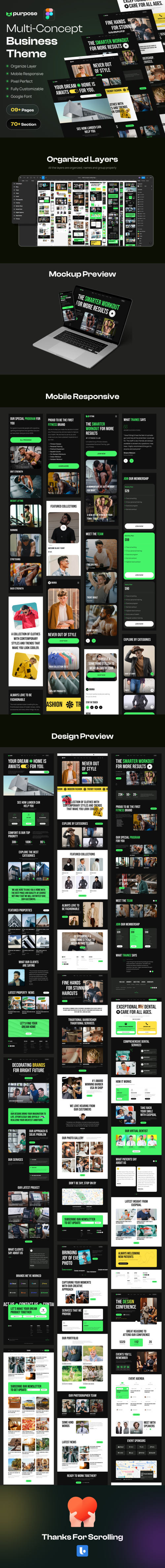 UIHut - Multi-Purpose Business Theme UI Kit - 25225