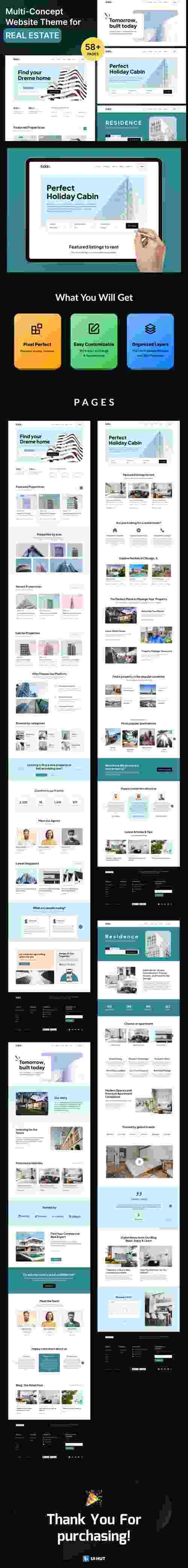 UIHut - Multi-Concept Website Theme for Real Estate - 25269