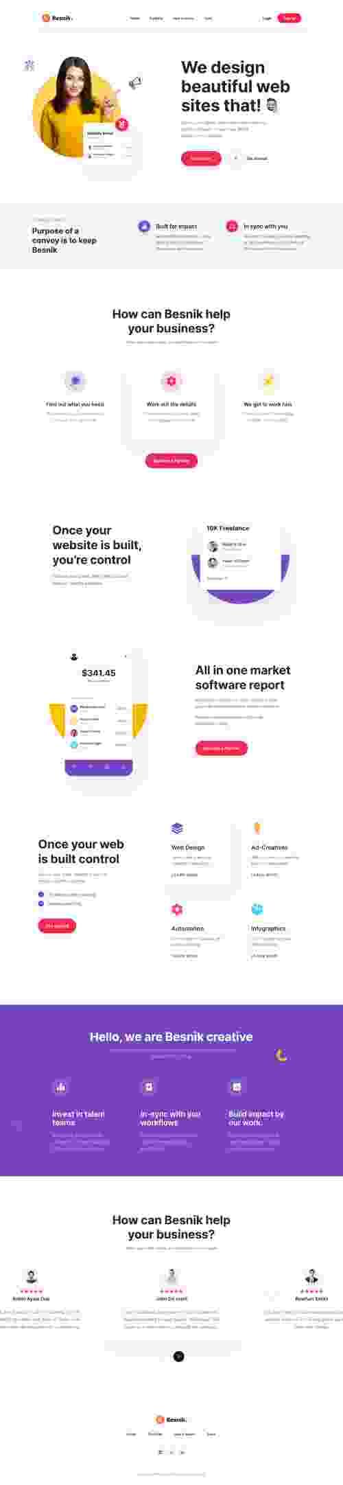 UIHut - Digital Agency Landing Page - 10814