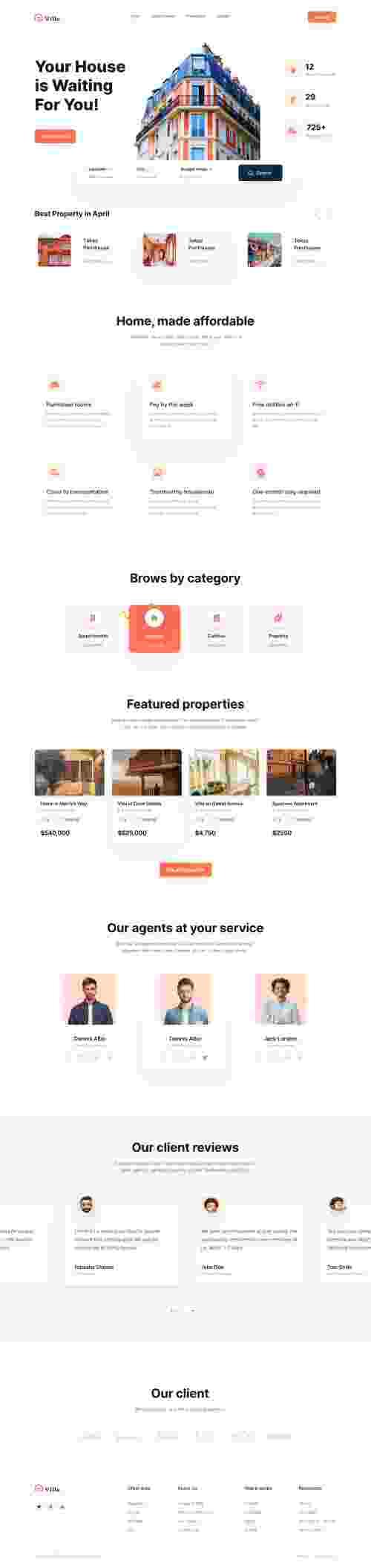 UIHut - Villa Real Estate & Property Landing Page - 10942