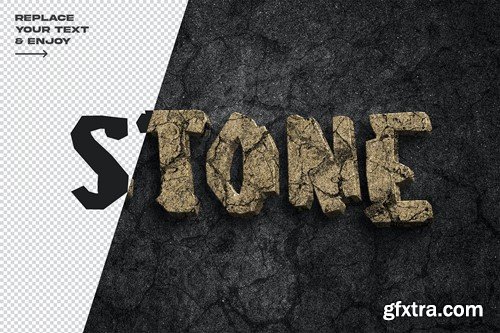 Stone Editable Text Effect MPX57AC