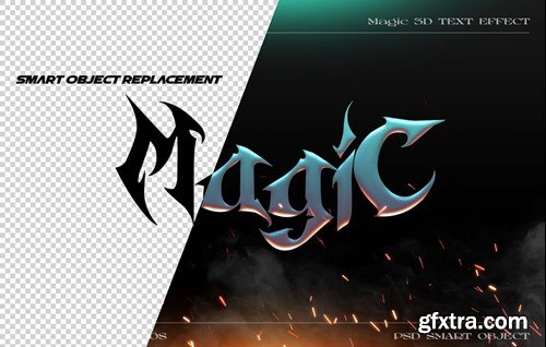 Magic 3D Duo Lighting Text Effect HGSCHJK