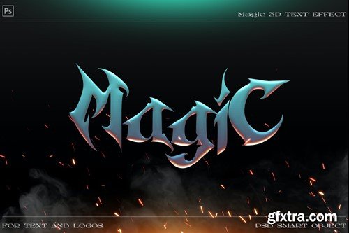 Magic 3D Duo Lighting Text Effect HGSCHJK