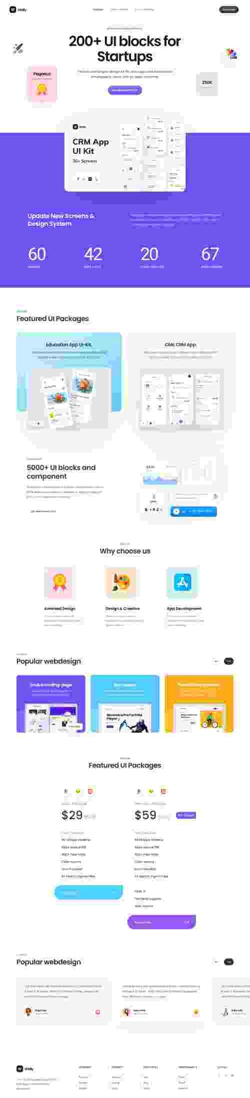 UIHut - Wally UI Resource Landing Page - 11079