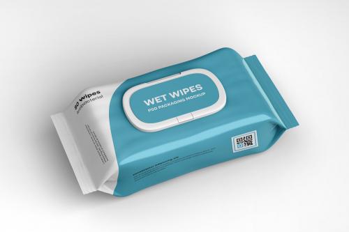 Deeezy - Wet Wipes Packaging Box Mockup