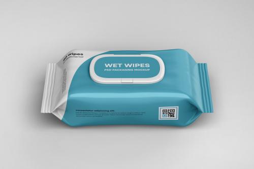 Deeezy - Wet Wipes Packaging Box Mockup