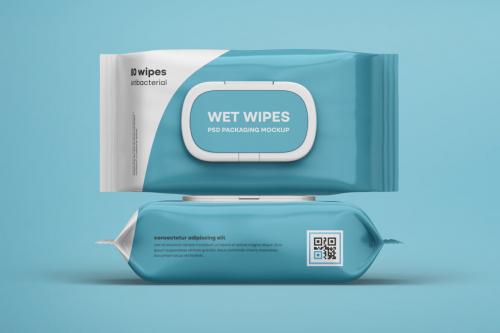 Deeezy - Wet Wipes Packaging Box Mockup