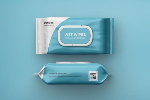 Deeezy - Wet Wipes Packaging Box Mockup