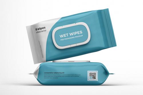 Deeezy - Wet Wipes Packaging Box Mockup