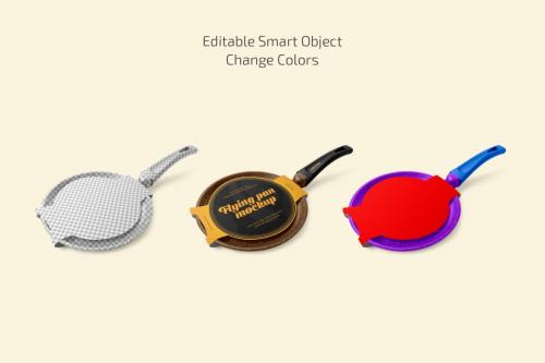 Deeezy - Frying Pan Mockup Set