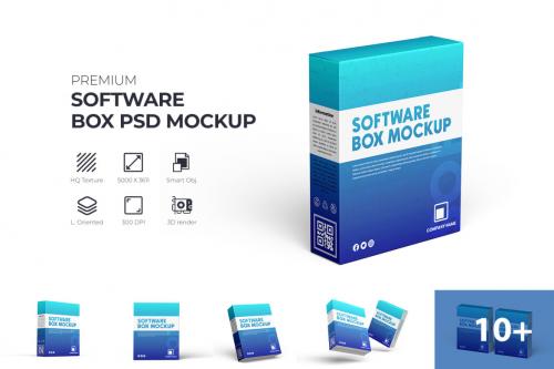 Deeezy - Software Box Mockup