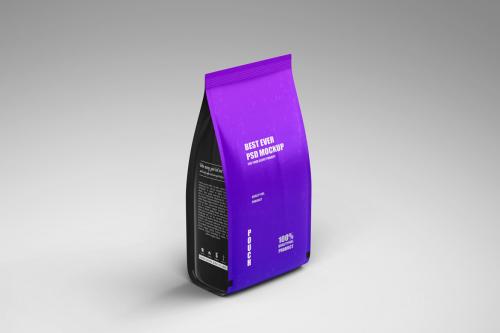 Deeezy - Organic Food Container Packaging Bag Mockup 