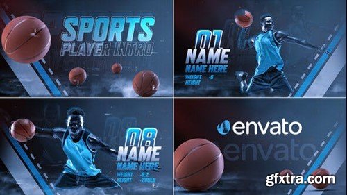 Videohive Basketball Player Intro 49477133