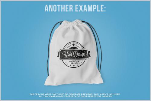 Deeezy - Drawstring Bag Mockup