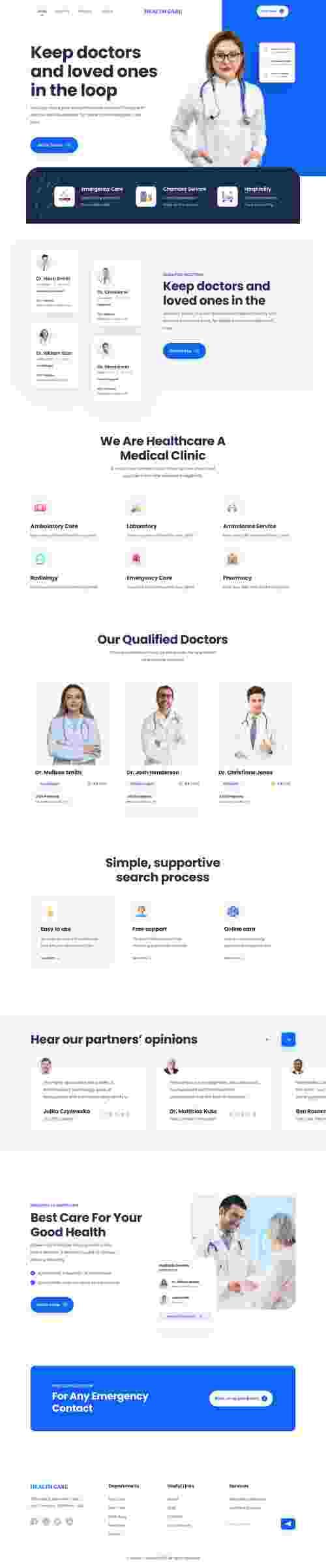 UIHut - Healthcare Medical Landing Page - 12141