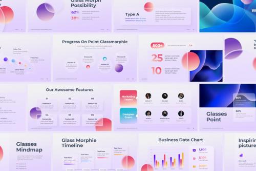 GlassMorphie Morph PowerPoint Template