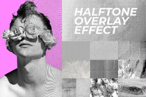 20 Halftone Pattern Effect Overlay