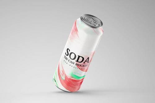 Deeezy - Aluminum Tin Soda Can Mockup for Cold Drinks Brand