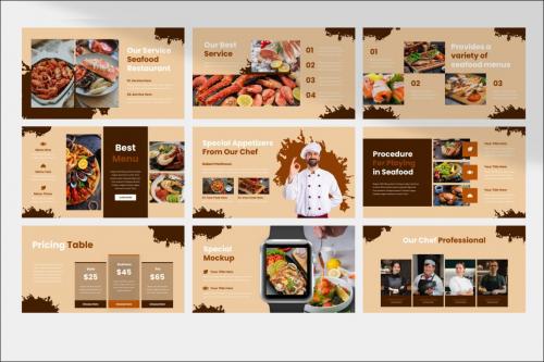 Seafood Restaurant PowerPoint Template