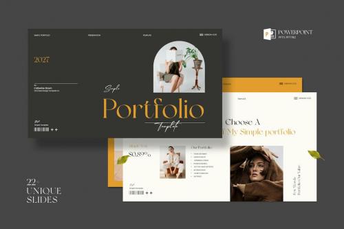 Simple Portfolio Presentation Template