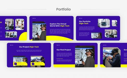 High-Tech – IT Solution PowerPoint Template