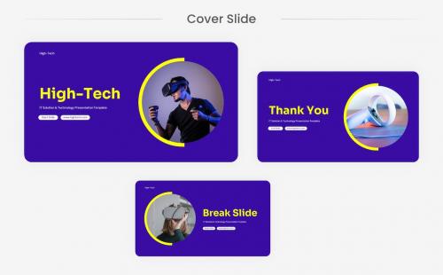 High-Tech – IT Solution PowerPoint Template