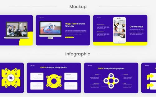 High-Tech – IT Solution PowerPoint Template