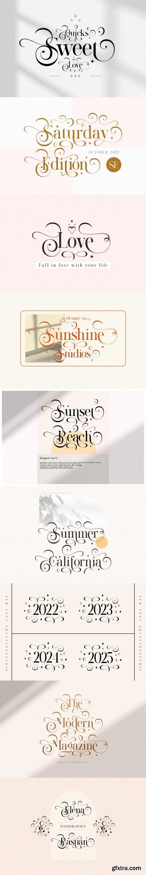 Quicks Sweet Love Font