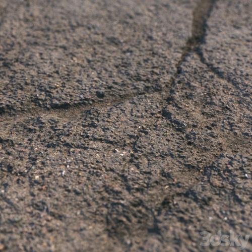 Wet asphalt material 05 4k seamless PBR