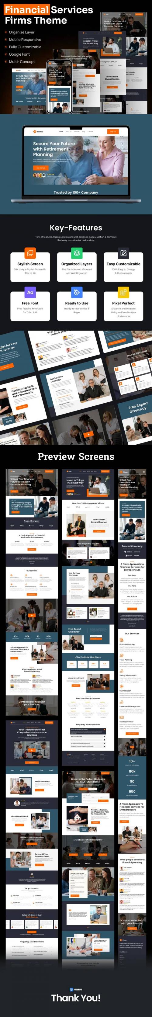 UIHut - Financial Services Firms Theme - 26706