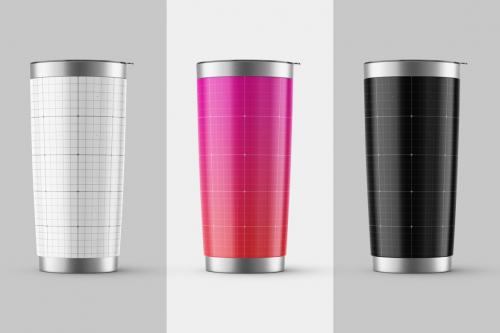 Deeezy - Stainless Thermos Tumbler Coffee Mug Mockups