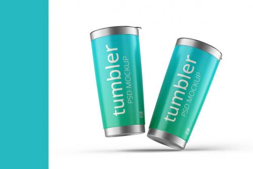 Deeezy - Stainless Thermos Tumbler Coffee Mug Mockups