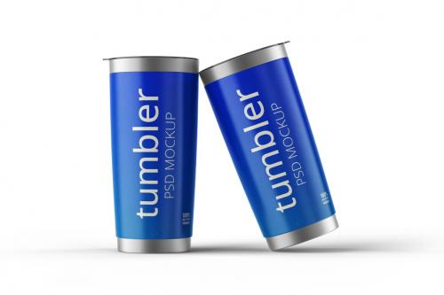 Deeezy - Stainless Thermos Tumbler Coffee Mug Mockups