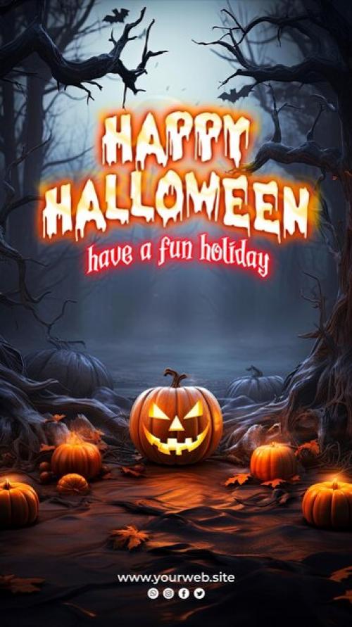 Happy Halloween Background And Poster Halloween