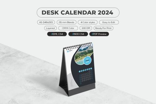 Desk Calendar 2024