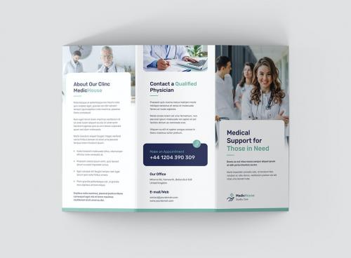 Doctor and Medical Brochure Tri-Fold Template