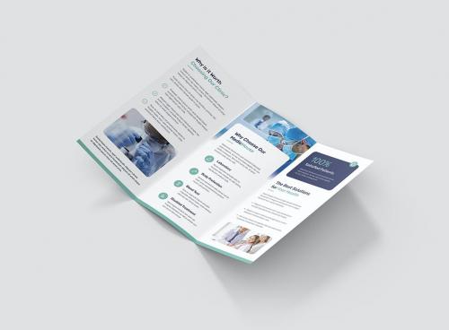 Doctor and Medical Brochure Tri-Fold Template