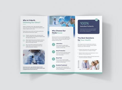 Doctor and Medical Brochure Tri-Fold Template