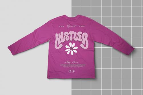 Longsleeves Tshirt Mockup