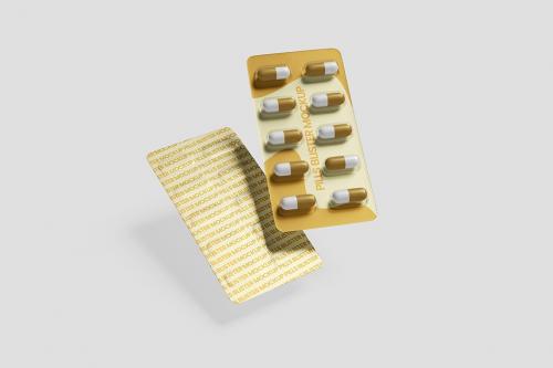 Pills Blister Mockup