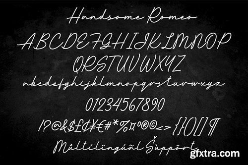 Handsome Romeo - Elegant Signature font UEP9QTE