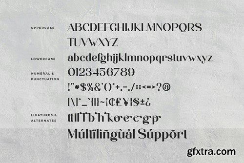 Matteo - Modern Ligature Font 333FD2Z