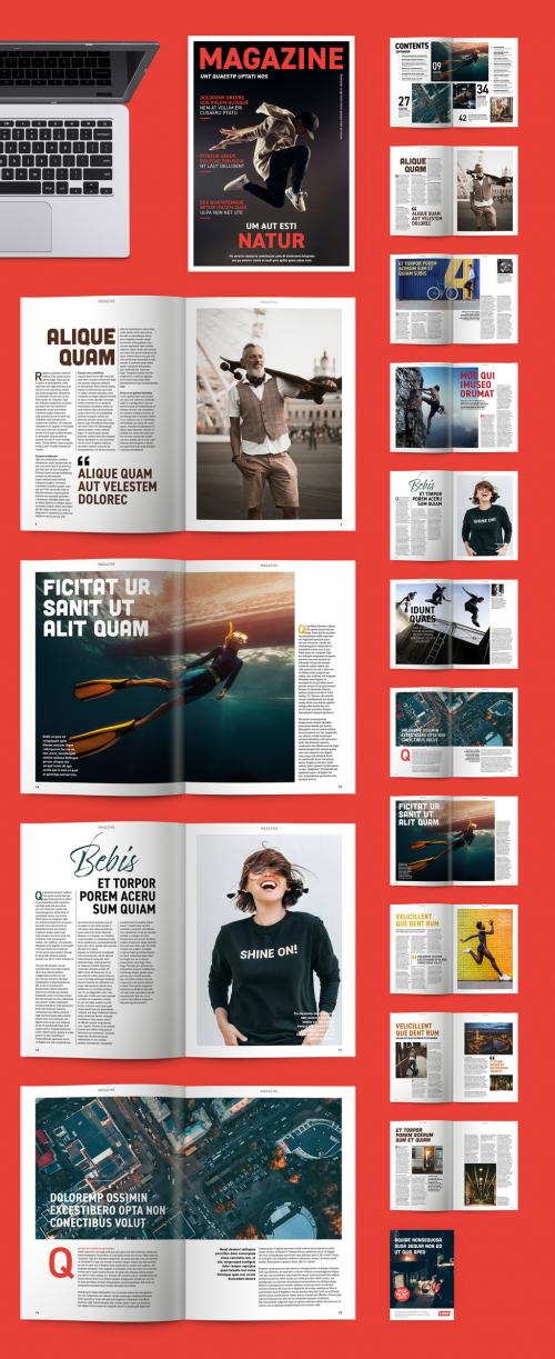 Modern Magazine Layout - 331494435