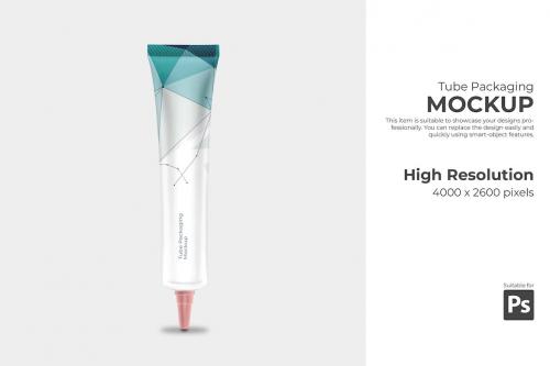 Tube Packaging Mockup