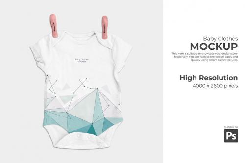 Baby Clothes Mockup